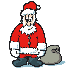 santa-claus with gift